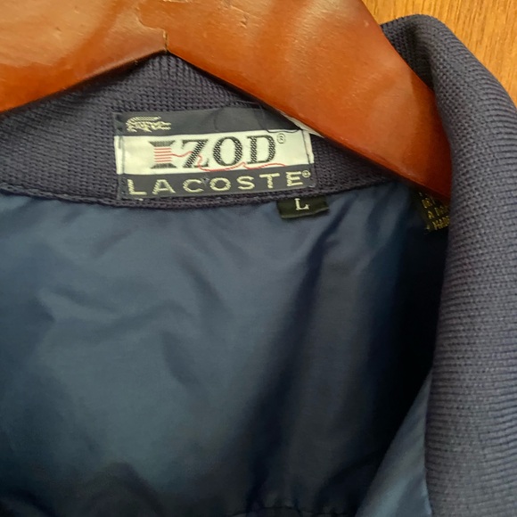Lacoste Blue Men’s Large Nylon Windbreaker - Picture 5 of 10
